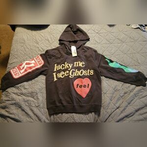 Lucky Me I SEE GHOSTS Size Small Unisex Hoodie. Nagri Brand.